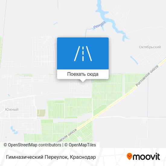 Карта Гимназический Переулок