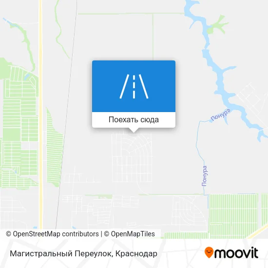 Карта Магистральный Переулок