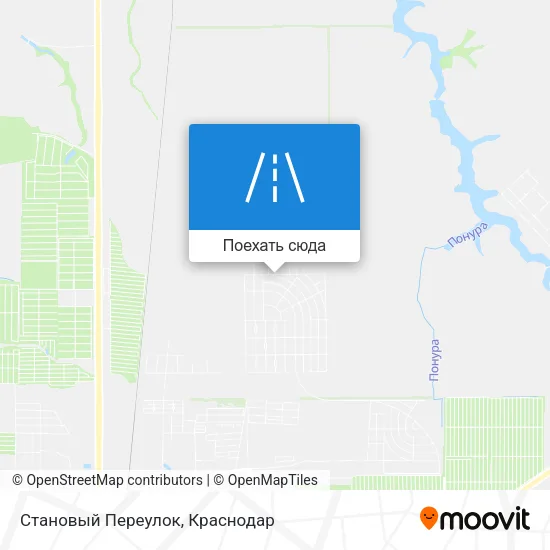 Карта Становый Переулок