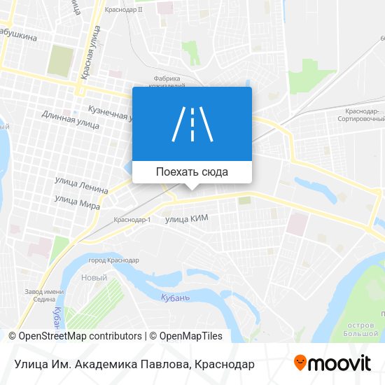 Карта Улица Им. Академика Павлова