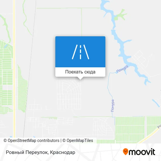 Карта Ровный Переулок