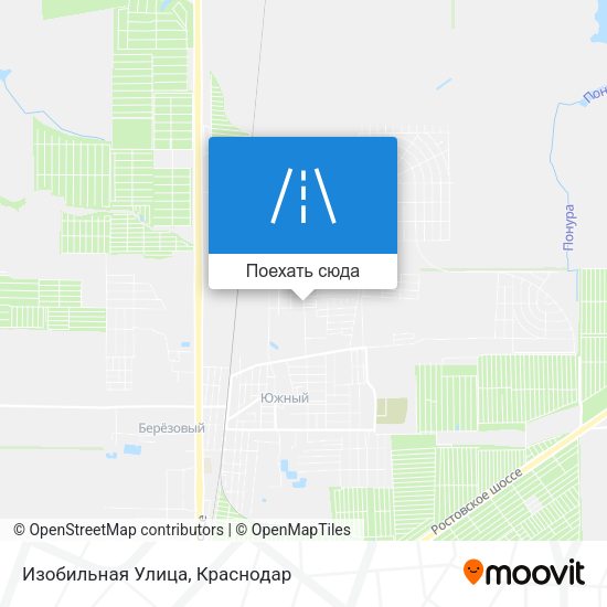 Карта Изобильная Улица