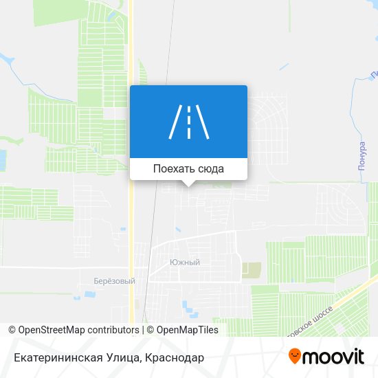 Карта Екатерининская Улица