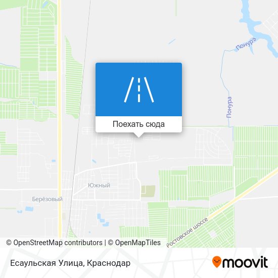 Карта Есаульская Улица