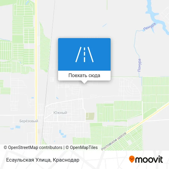 Карта Есаульская Улица