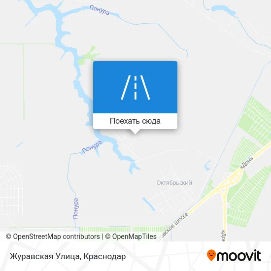 Карта Журавская Улица