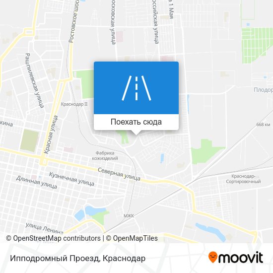 Карта Ипподромный Проезд
