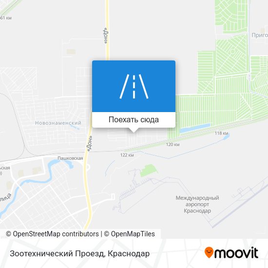 Карта Зоотехнический Проезд