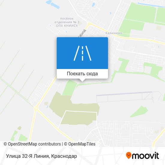 Карта Улица 32-Я Линия