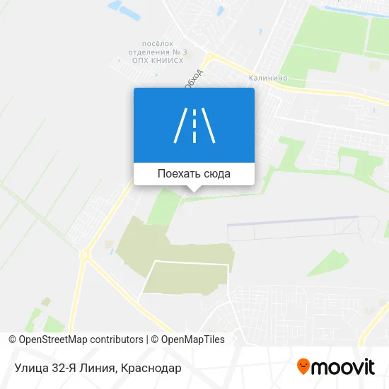 Карта Улица 32-Я Линия