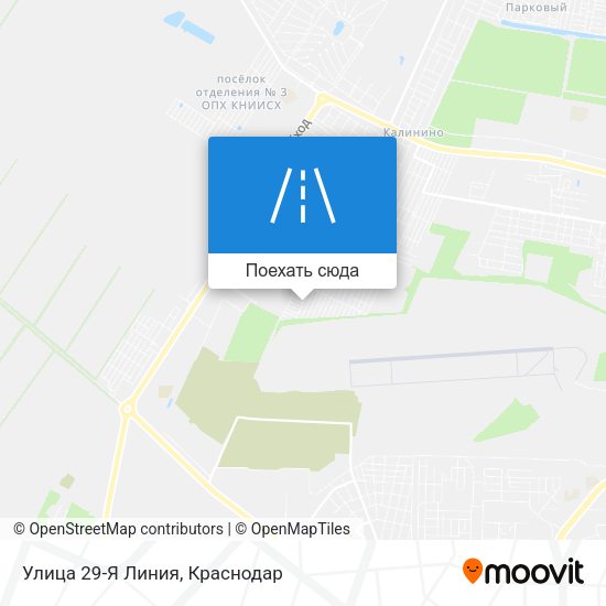 Карта Улица 29-Я Линия