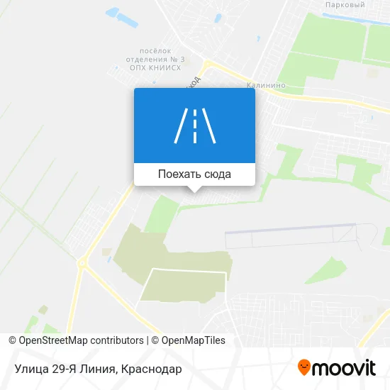Карта Улица 29-Я Линия