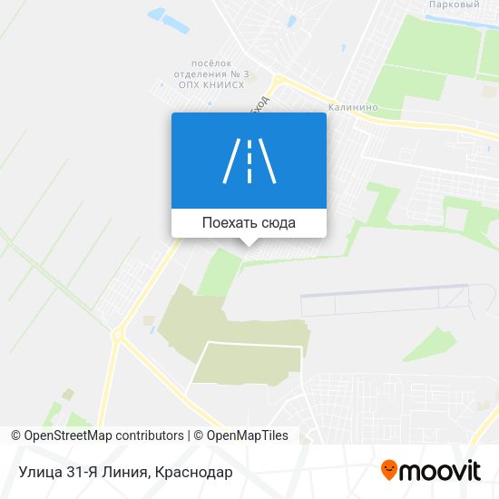 Карта Улица 31-Я Линия