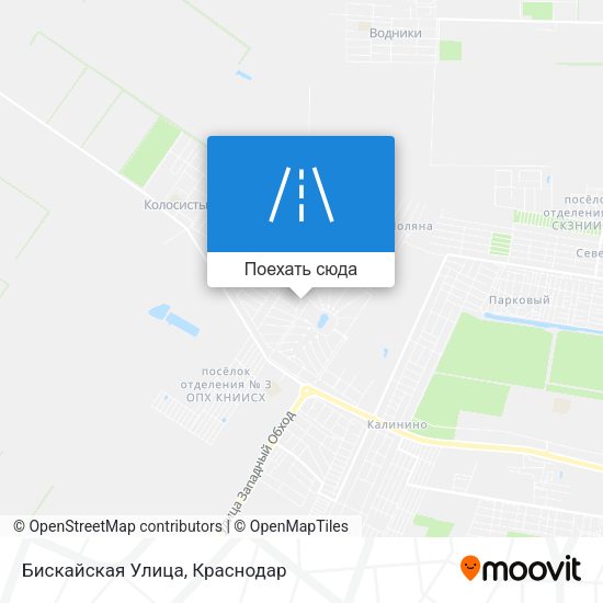 Карта Бискайская Улица