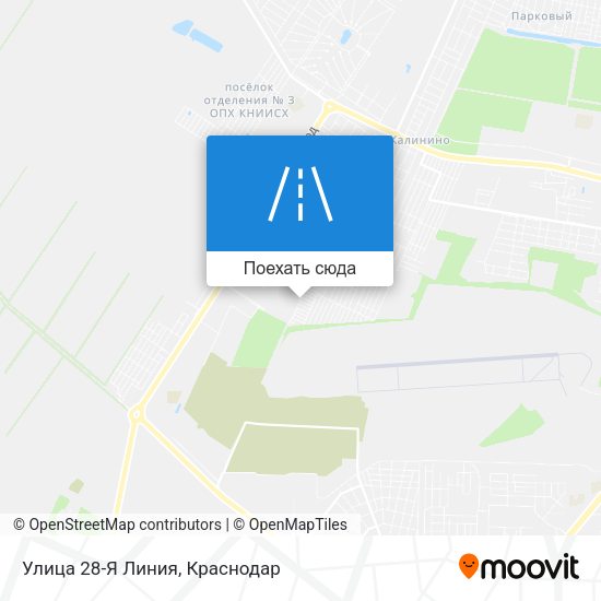 Карта Улица 28-Я Линия