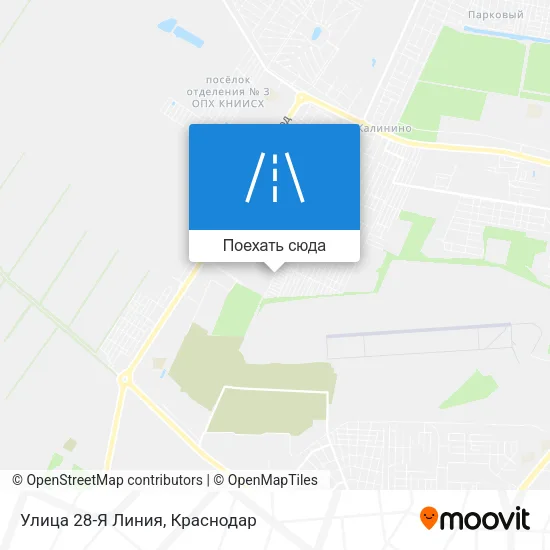 Карта Улица 28-Я Линия