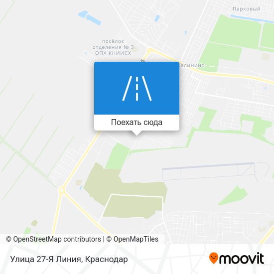 Карта Улица 27-Я Линия