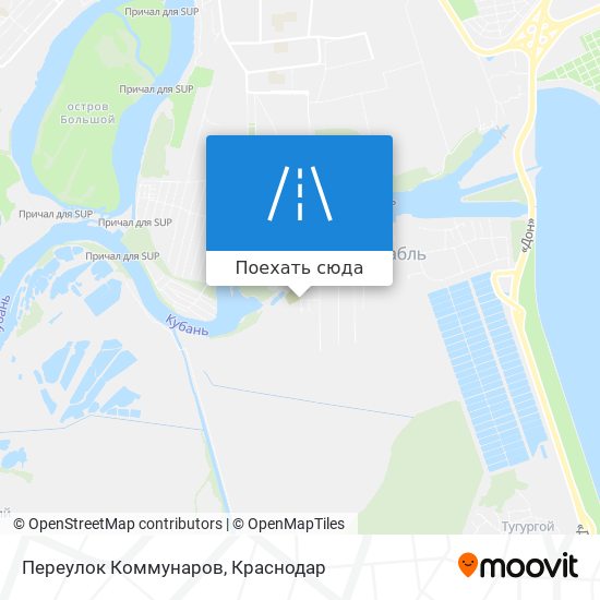 Карта Переулок Коммунаров