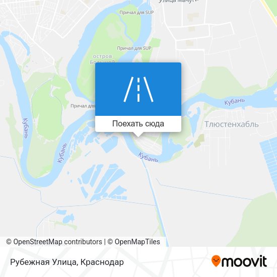 Карта Рубежная Улица