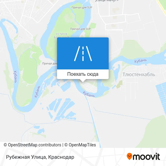 Карта Рубежная Улица