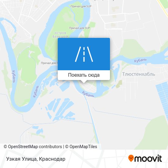 Карта Узкая Улица