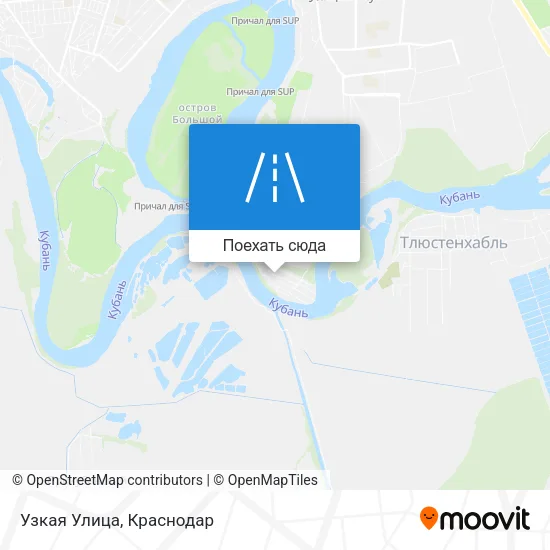 Карта Узкая Улица