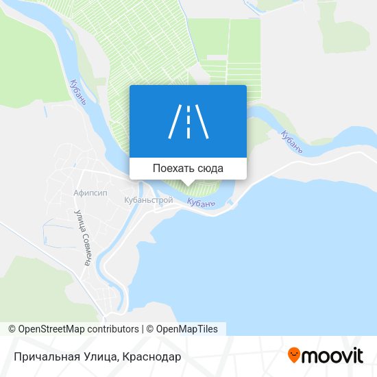 Карта Причальная Улица