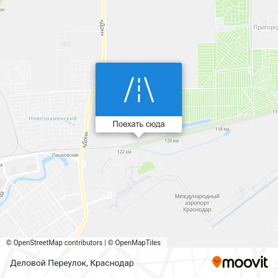 Карта Деловой Переулок