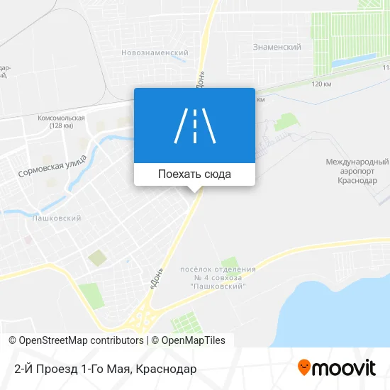 Карта 2-Й Проезд 1-Го Мая