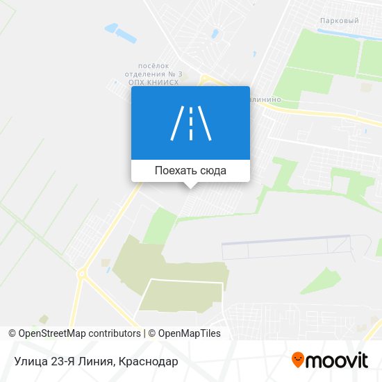 Карта Улица 23-Я Линия