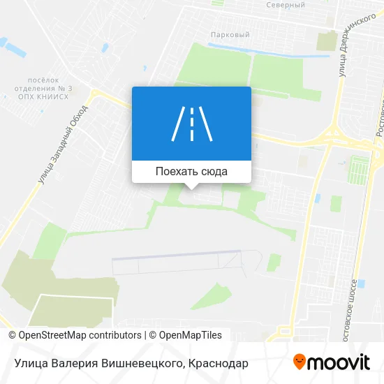 Карта Улица Валерия Вишневецкого