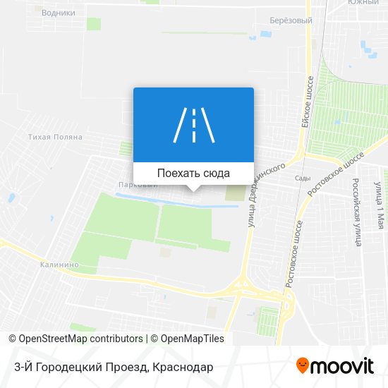 Карта 3-Й Городецкий Проезд
