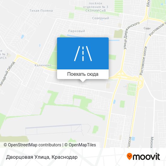 Карта Дворцовая Улица