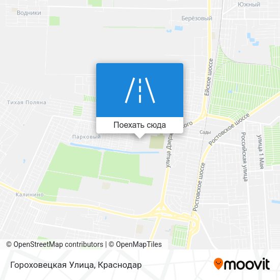 Карта Гороховецкая Улица
