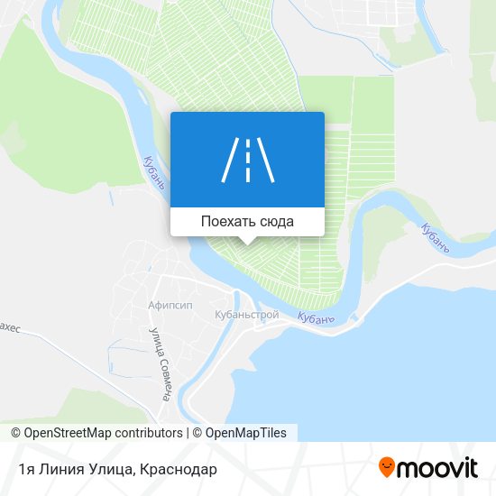 Карта 1я Линия Улица