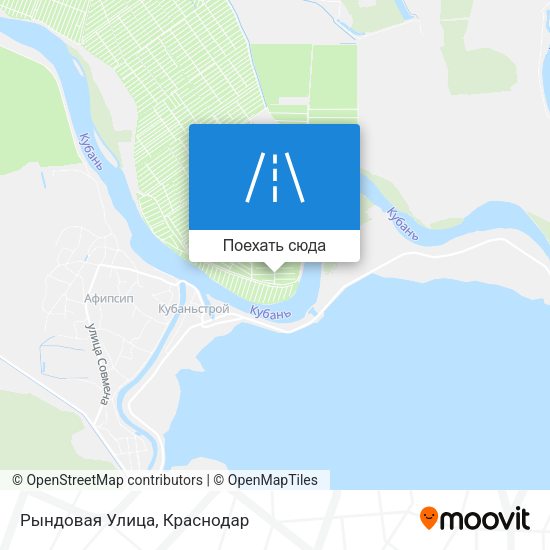 Карта Рындовая Улица