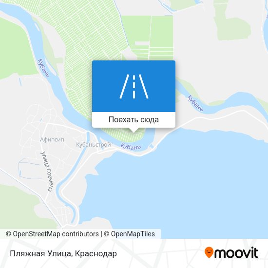 Карта Пляжная Улица