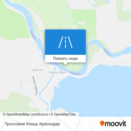 Карта Троссовая Улица