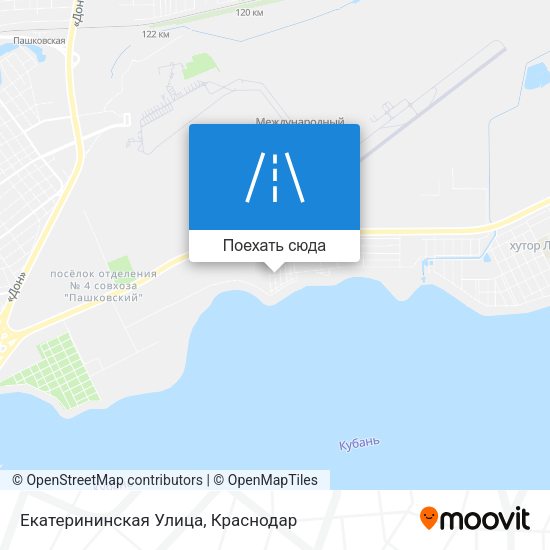 Карта Екатерининская Улица