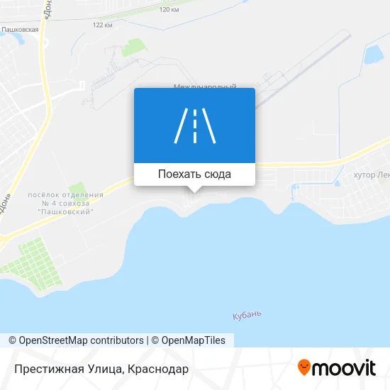 Карта Престижная Улица