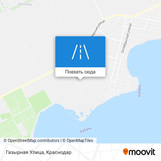 Карта Газырная Улица