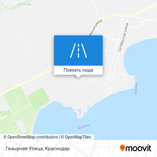 Карта Газырная Улица