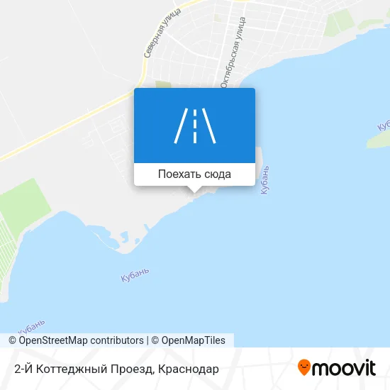 Карта 2-Й Коттеджный Проезд