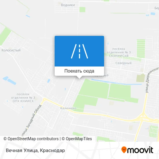 Карта Вечная Улица