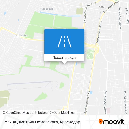 Карта Улица Дмитрия Пожарского