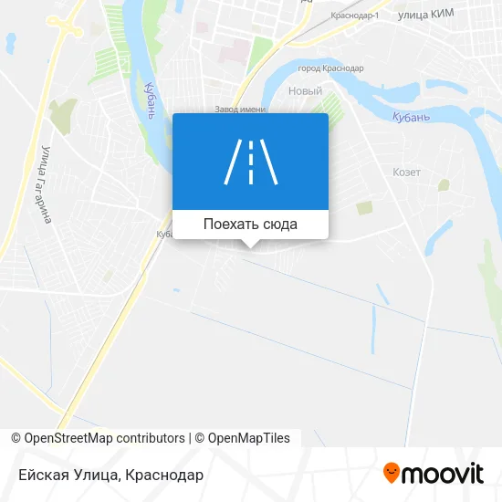 Карта Ейская Улица