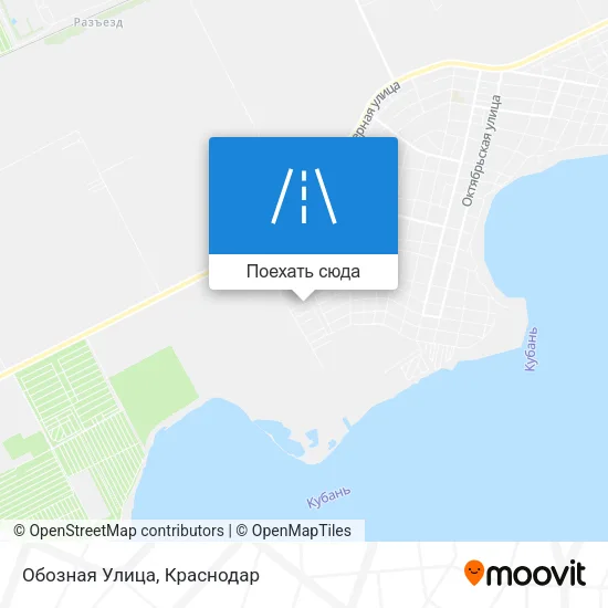 Карта Обозная Улица