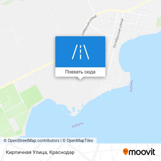 Карта Кирпичная Улица