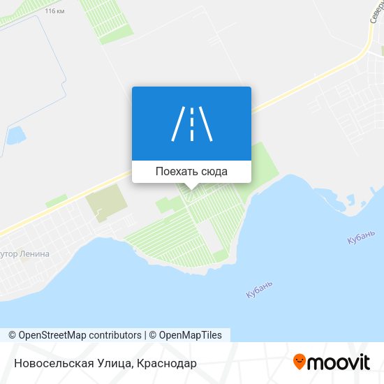 Карта Новосельская Улица