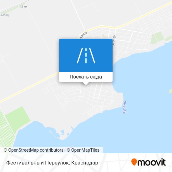 Карта Фестивальный Переулок
